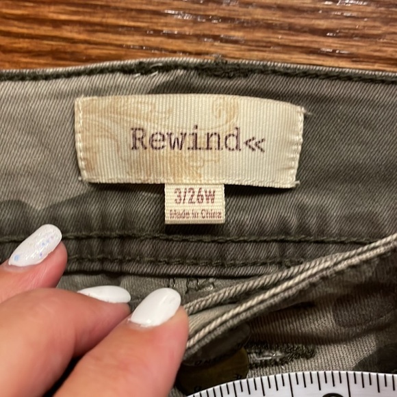 REWIND STRETCH CAMOUFLAGED low rise  SKINNY JEAN. Size 26w / 3 excellent cond - Picture 7 of 14